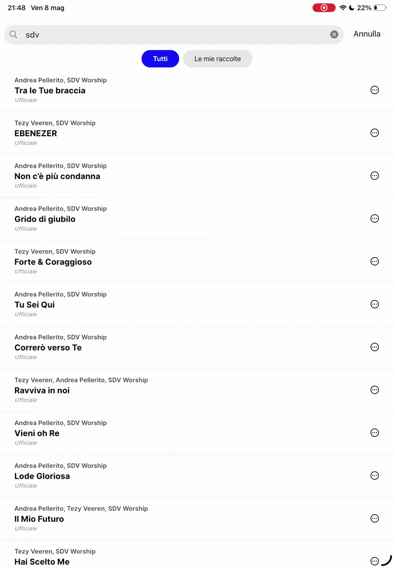 iPad Open Song